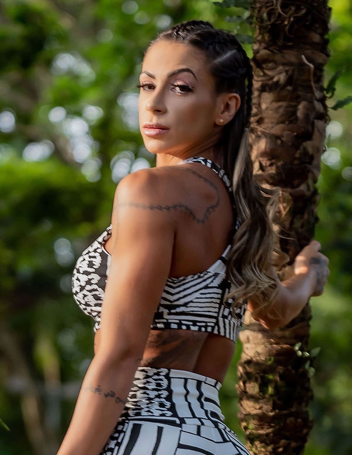 Cropped Fitness Estampado com Bojo | Ref: 4.4.1590-3193