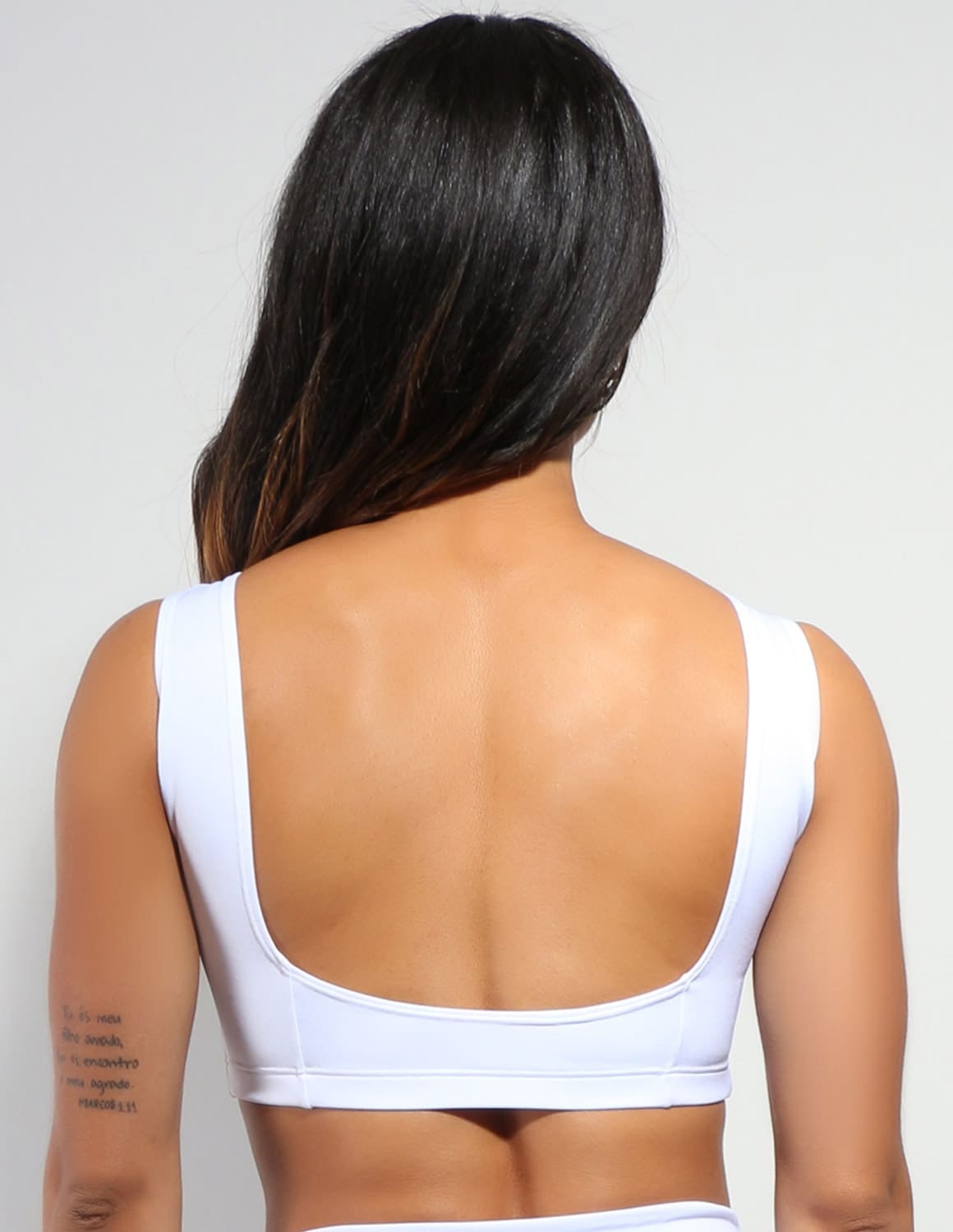 Cropped Feminino Branco sem Bojo | Ref: 4.4.4130-02