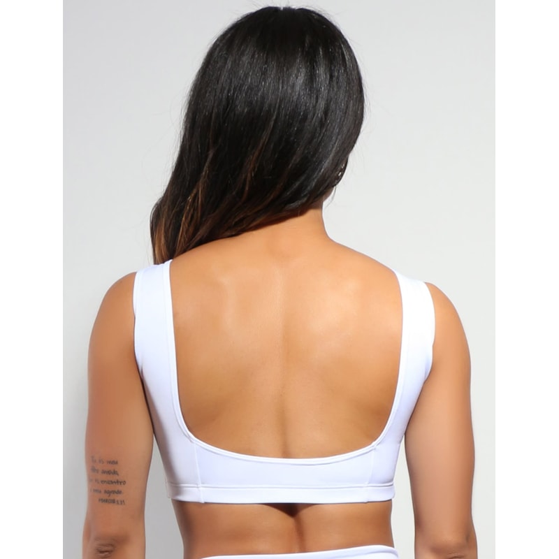 Cropped Feminino Branco sem Bojo | Ref: 4.4.4130-02