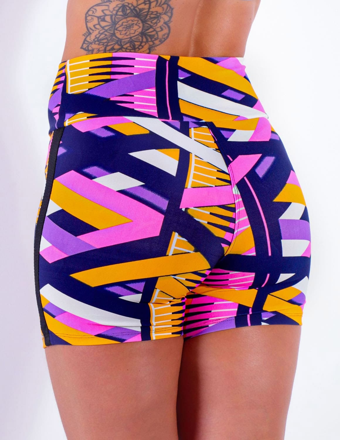 Short Estampado com Tela nas Laterais | Ref: 4.4.4321-3189