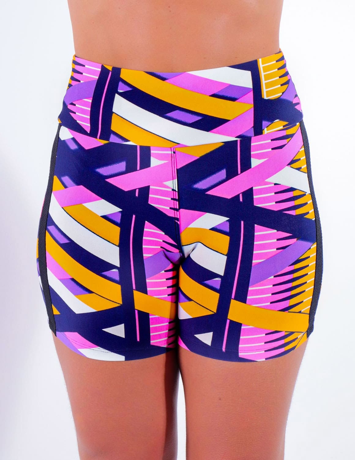 Short Estampado com Tela nas Laterais | Ref: 4.4.4321-3189