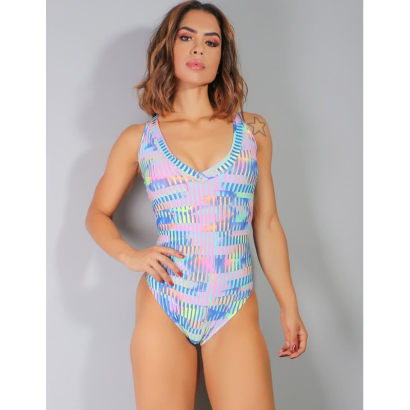 Body Feminino Estampado sem Bojo | Ref: 4.4.1354-3039