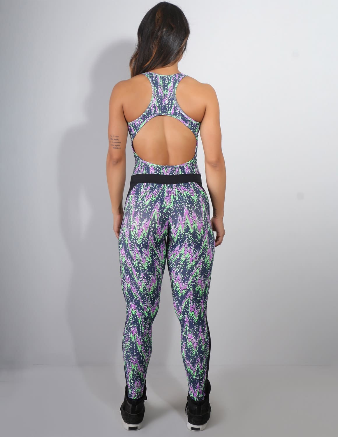Macacão Fitness Estampado sem Bojo | Ref: 4.4.4243-3121