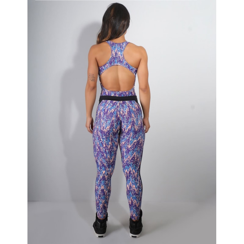 Macacão Fitness Estampado sem Bojo | Ref: 4.4.4243-3127