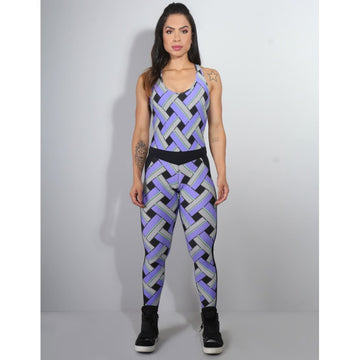 Macacão Legging Estampado sem Bojo | Ref: 4.4.4243-3122