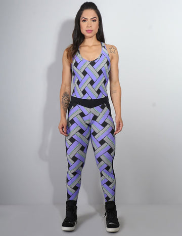 Macacão Legging Estampado sem Bojo | Ref: 4.4.4243-3122