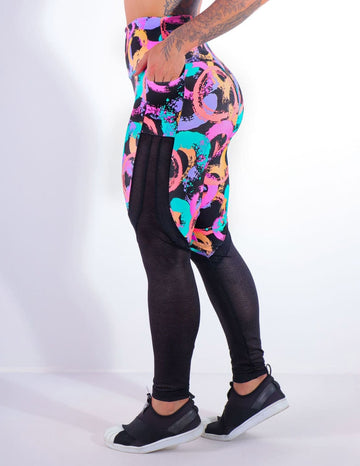 Calça Feminina Estampada com Bolsos e Tela | Ref: 4.4.4170-3187