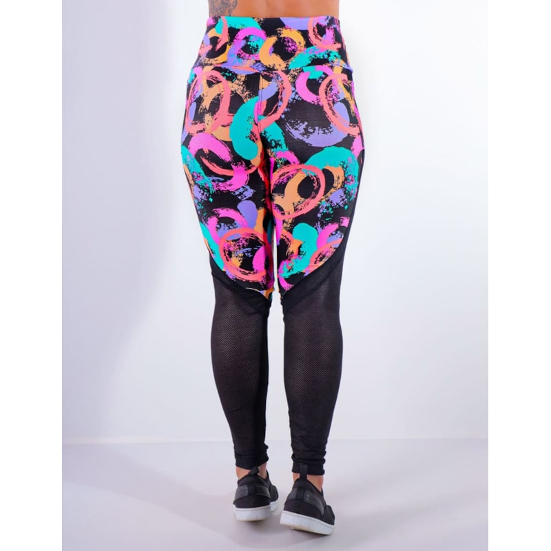 Calça Feminina Estampada com Bolsos e Tela | Ref: 4.4.4170-3187