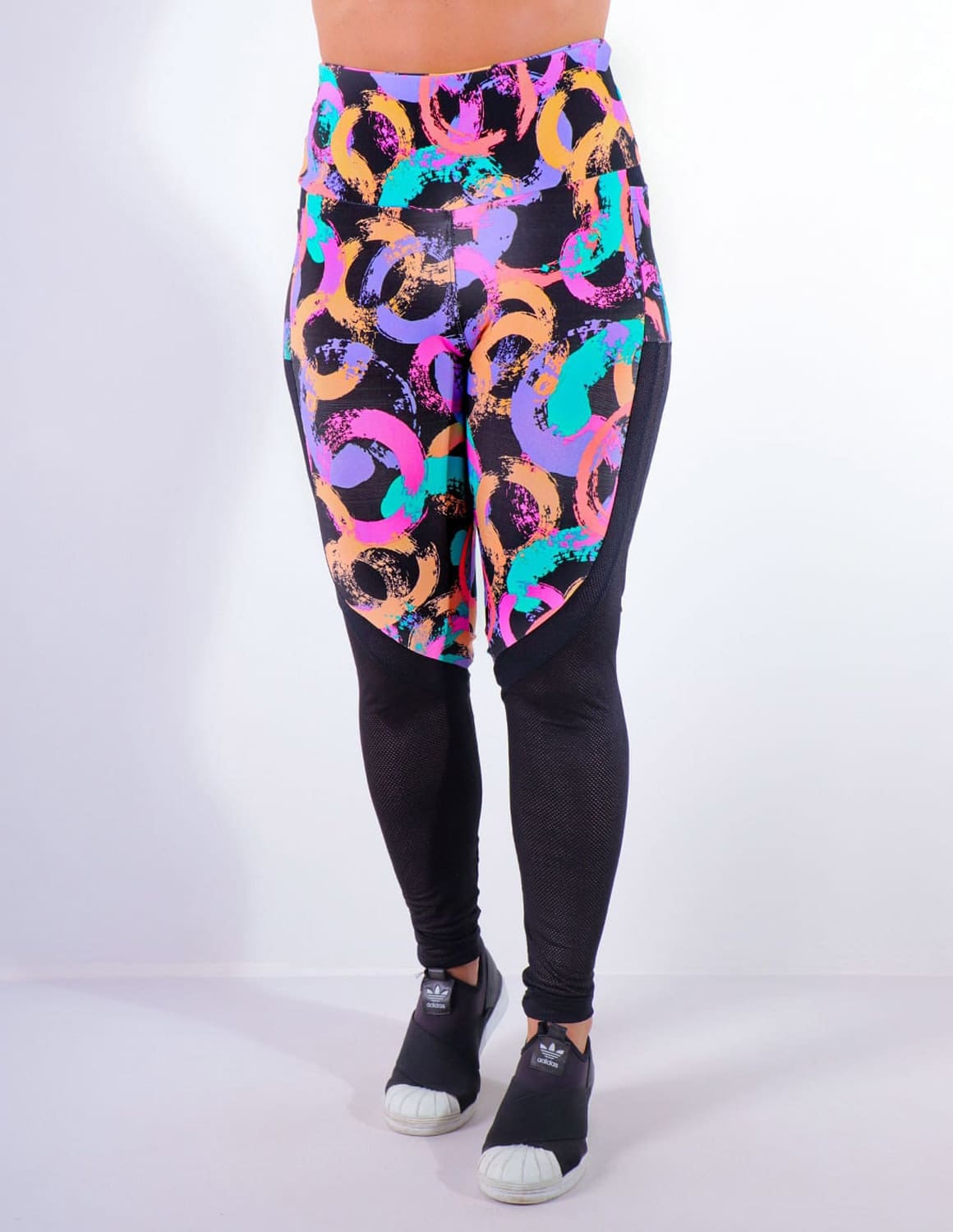 Calça Feminina Estampada com Bolsos e Tela | Ref: 4.4.4170-3187