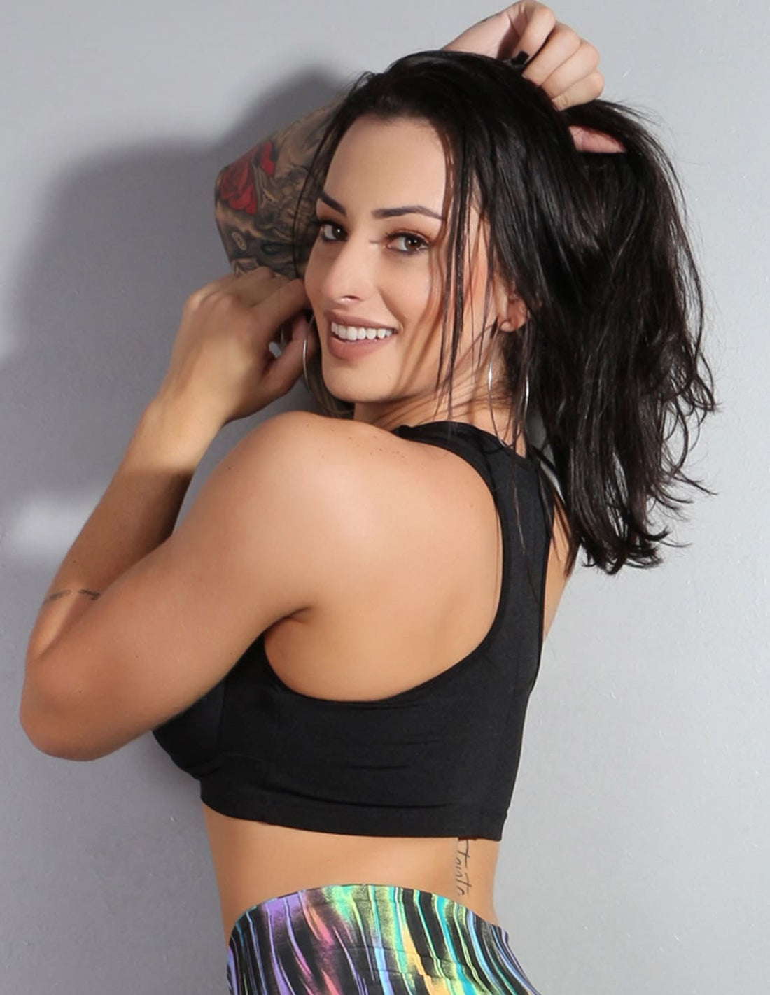 Top Fitness Conforto Preto com Bojo | Ref: 4.4.1778-01