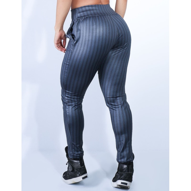 Calça Jogger Estampada com Brilho e Bolsos | Ref: 3.3.2477-3130