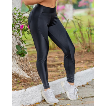 Calça Empina Bumbum em Ikat Preto | Ref: 3.3.2294-01