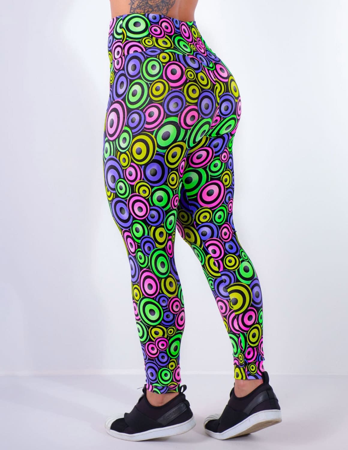 Calça Feminina Estampada com Cós Franzido | Ref: 4.4.4370-3191