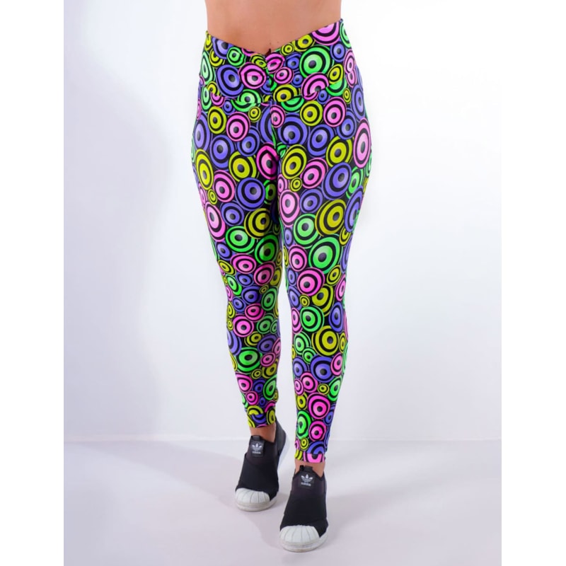 Calça Feminina Estampada com Cós Franzido | Ref: 4.4.4370-3191