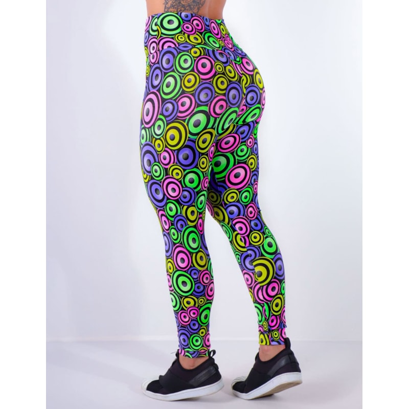 Calça Feminina Estampada com Cós Franzido | Ref: 4.4.4370-3191