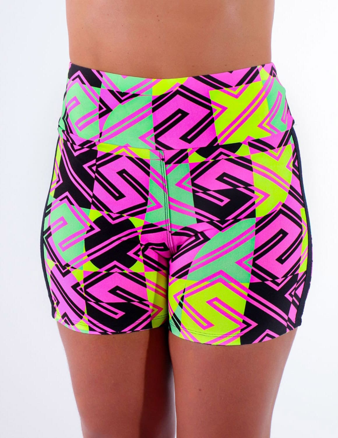 Short Estampado com Tela Preta nas Laterais | Ref: 4.4.4321-3183