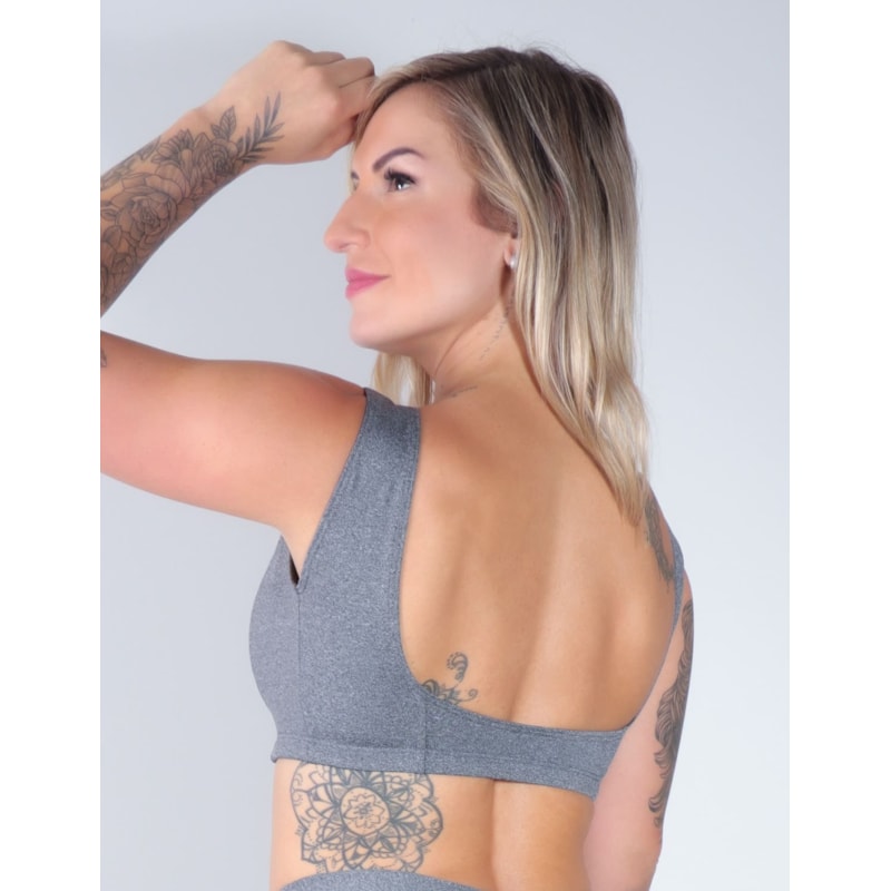 Cropped Mescla sem Bojo | Ref: 4.4.4130-03