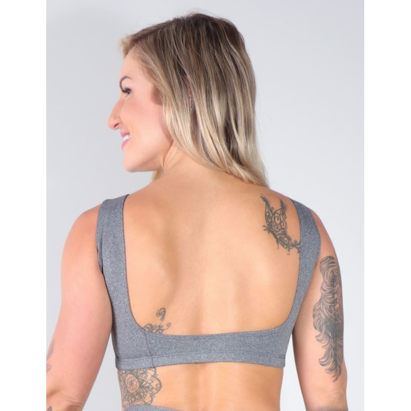 Cropped Mescla sem Bojo | Ref: 4.4.4130-03