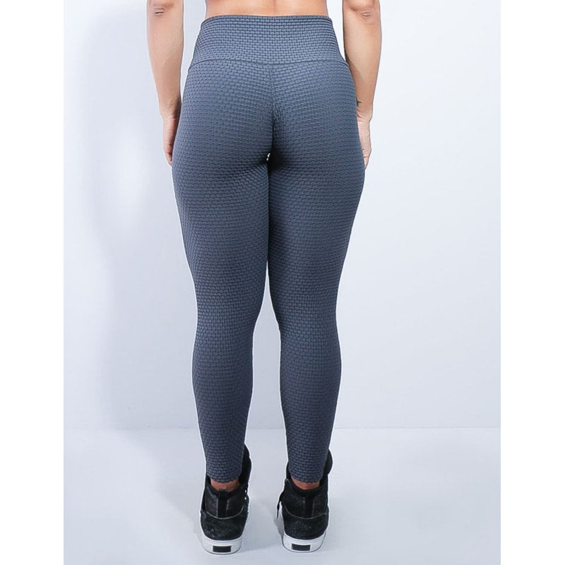 Calça Texturizada em Poliamida Grafite | Ref: 3.3.2039-28