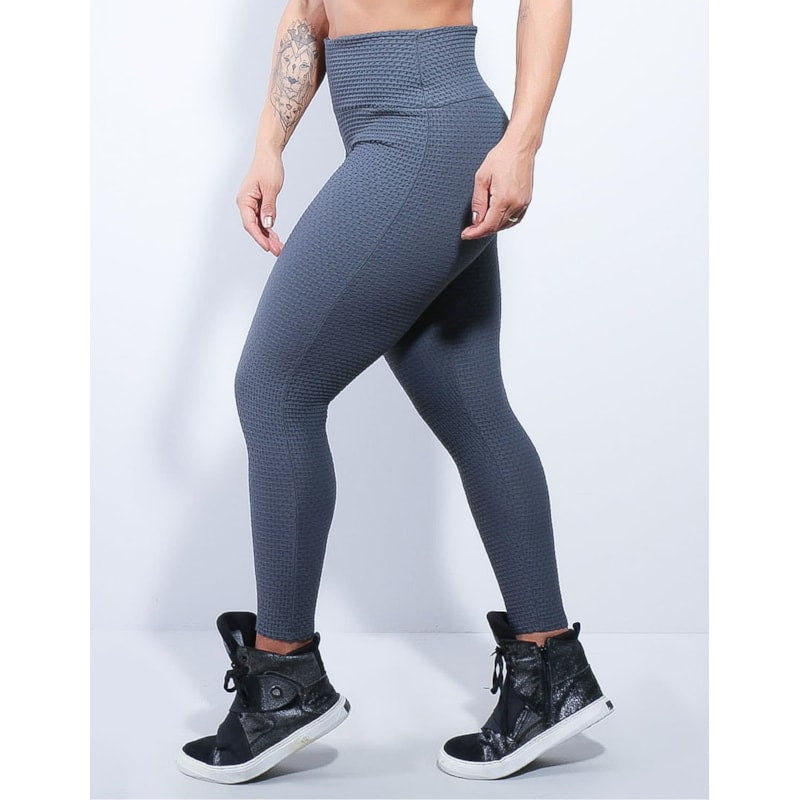 Calça Texturizada em Poliamida Grafite | Ref: 3.3.2039-28