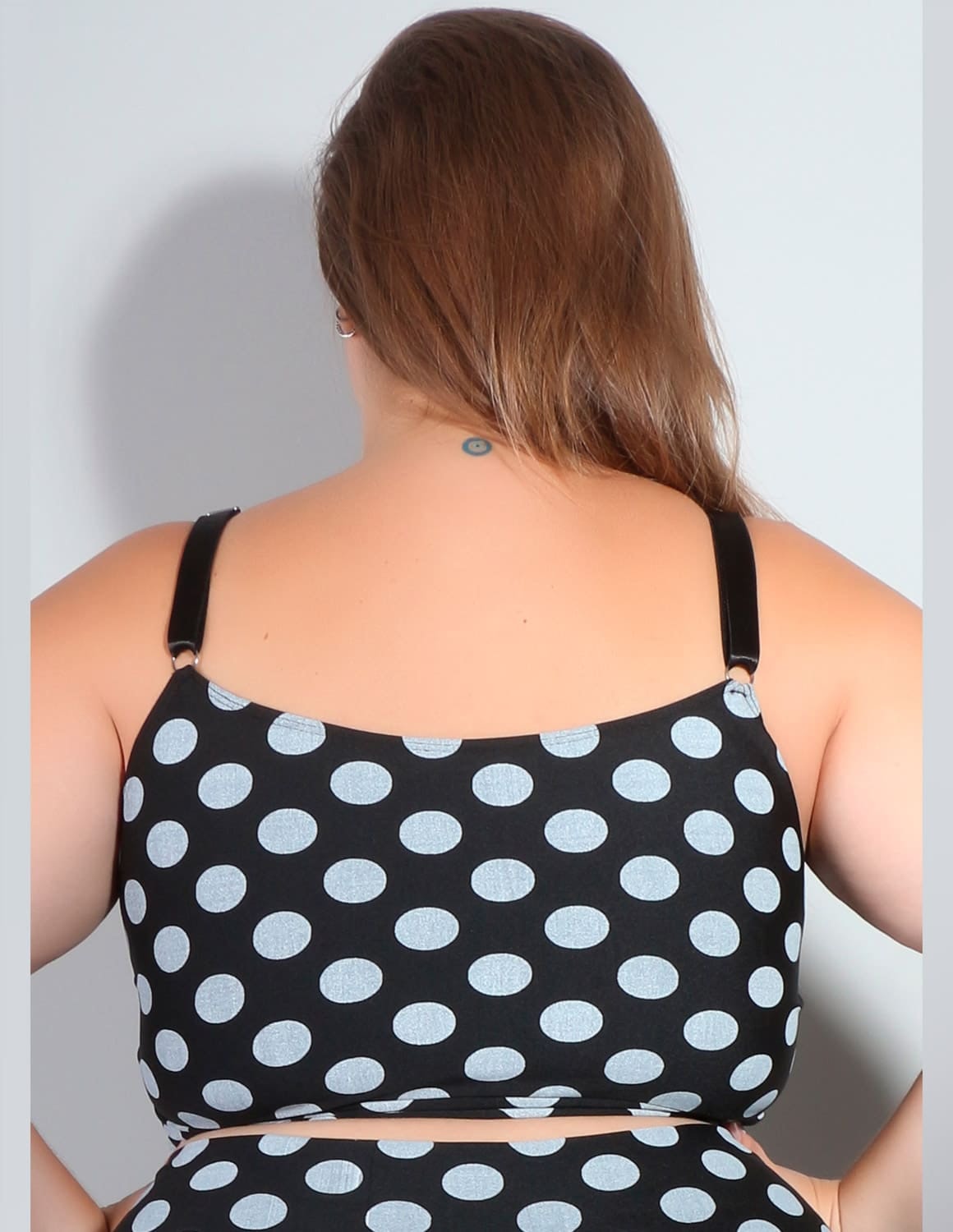 Cropped Plus Size Estampado sem Bojo com Alças Reguláveis | Ref: 4.4.4140-3123
