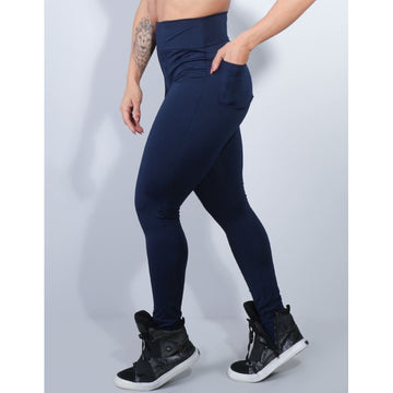 Calça Feminina Azul Marinho com Bolsos | Ref: 4.4.4241-18