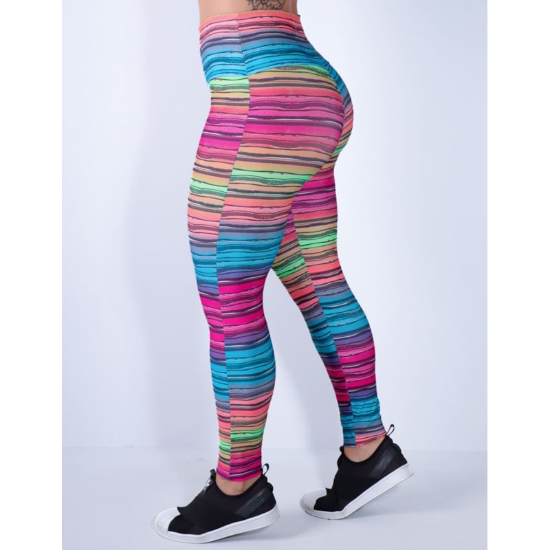Calça Feminina Fitness Estampada | Ref: 4.4.1618-3163