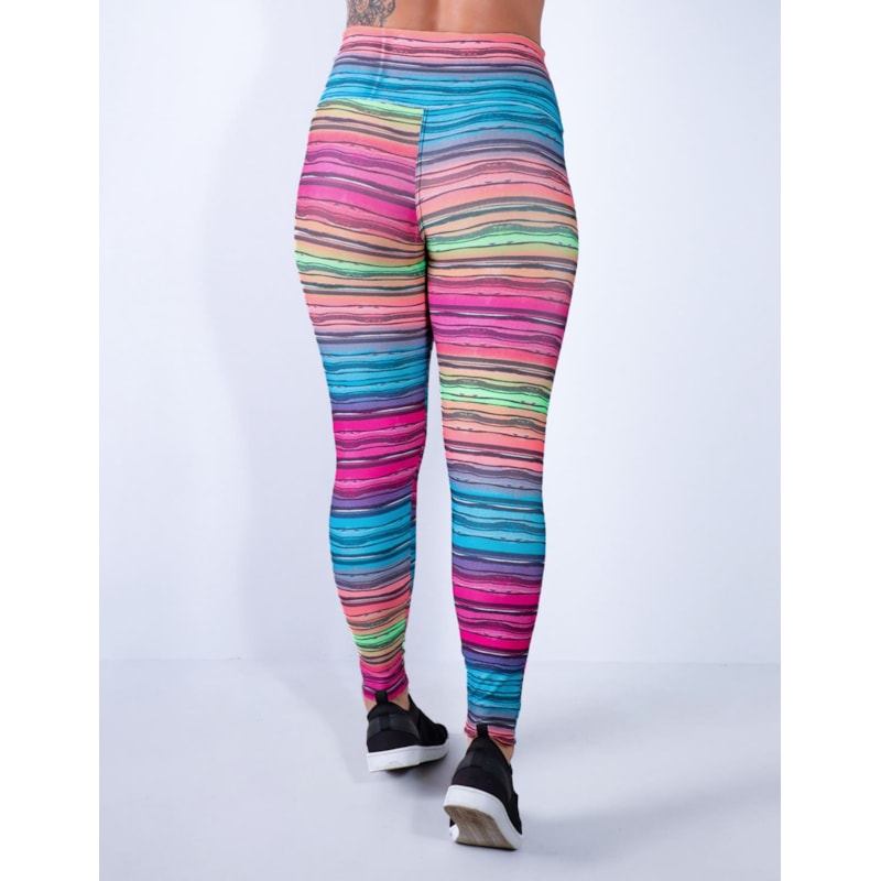 Calça Feminina Fitness Estampada | Ref: 4.4.1618-3163