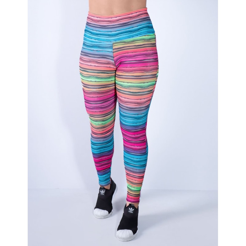 Calça Feminina Fitness Estampada | Ref: 4.4.1618-3163