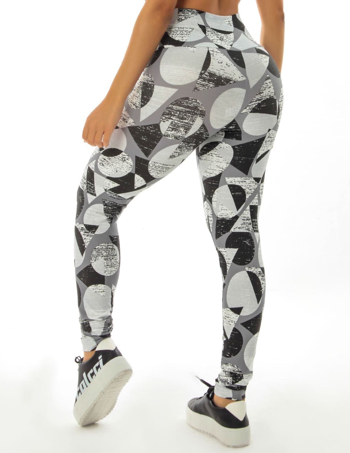 Calça Legging Feminina Estampada Cintura Alta | Ref: 4.4.4381-3213