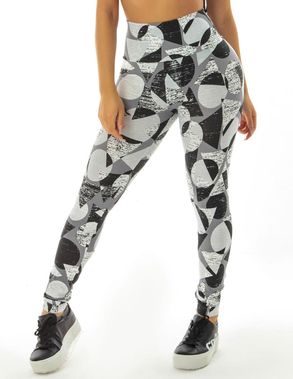 Calça Legging Feminina Estampada Cintura Alta | Ref: 4.4.4381-3213