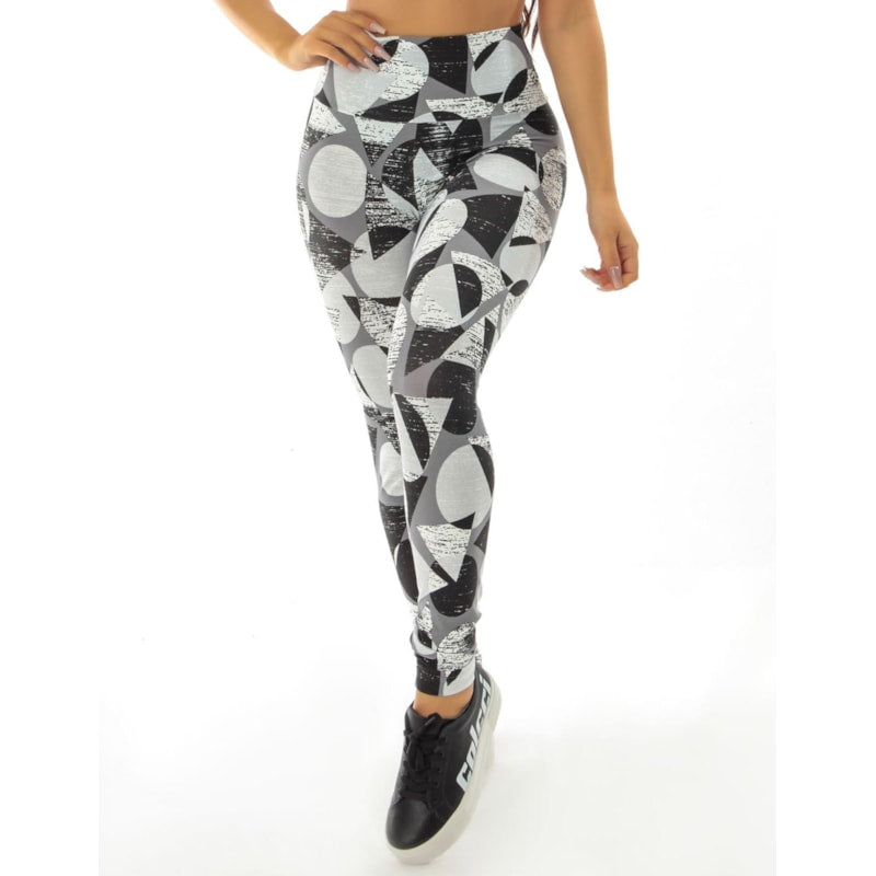 Calça Legging Feminina Estampada Cintura Alta | Ref: 4.4.4381-3213
