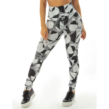 Calça Legging Feminina Estampada Cintura Alta | Ref: 4.4.4381-3213