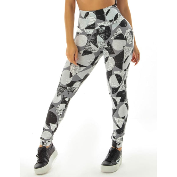 Calça Legging Feminina Estampada Cintura Alta | Ref: 4.4.4381-3213