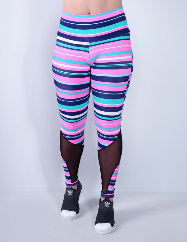 Calça Feminina Estampada com Recortes de Tule | Ref: 4.4.1591-3159