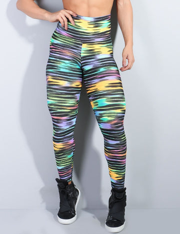Legging Estampado com Cós Alto para Academia | Ref: 4.4.1769-898