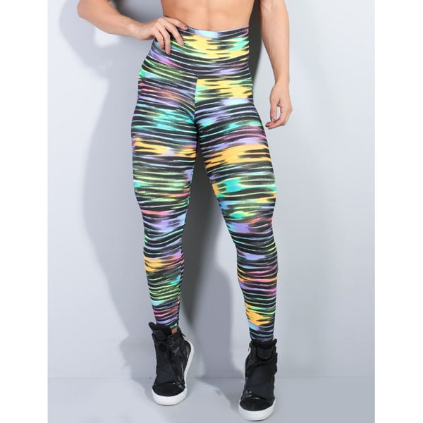 Legging Estampado com Cós Alto para Academia | Ref: 4.4.1769-898