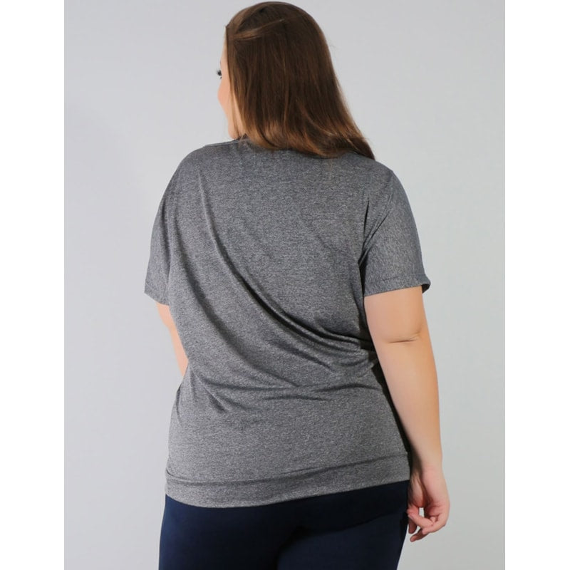 Blusa Plus Size Dry Fit Mescla | Ref: 4.4.4145-03