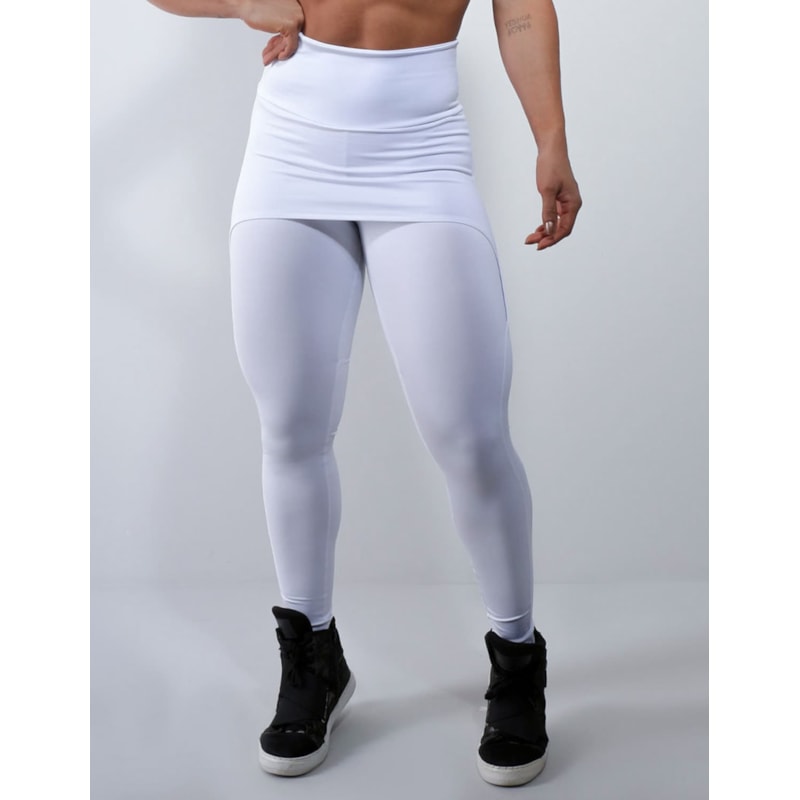 Calça Branca com Tapa Bumbum | Ref: 4.4.4061-02