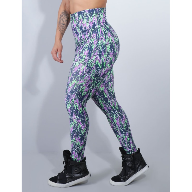 Calça Feminina Estampada com Saia Tapa Bumbum | Ref: 4.4.4061-3121