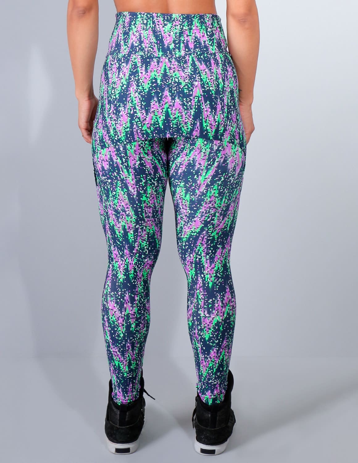 Calça Feminina Estampada com Saia Tapa Bumbum | Ref: 4.4.4061-3121