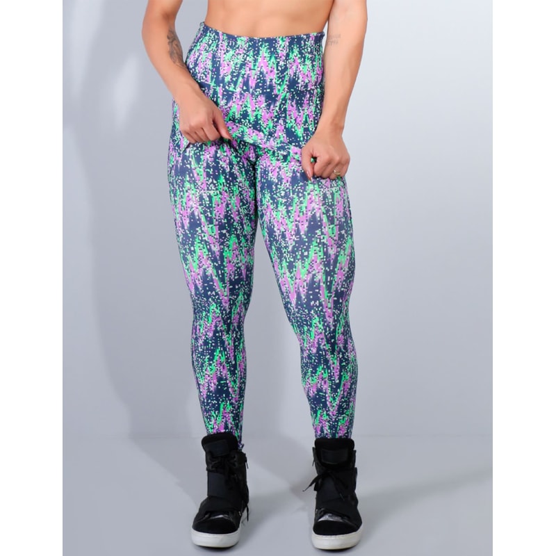 Calça Feminina Estampada com Saia Tapa Bumbum | Ref: 4.4.4061-3121