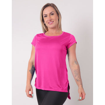 Blusa Alongada com Manguinhas Pink | Ref: 4.4.4461-07