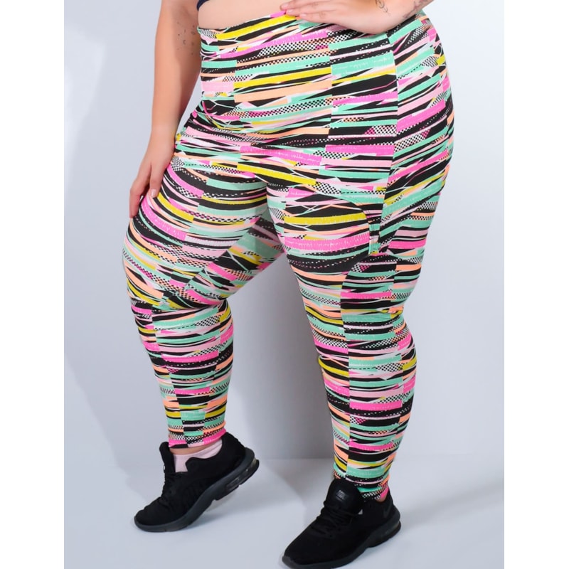 Calça Plus Size Estampada Tapa Bumbum | Ref: 4.4.4055-3128