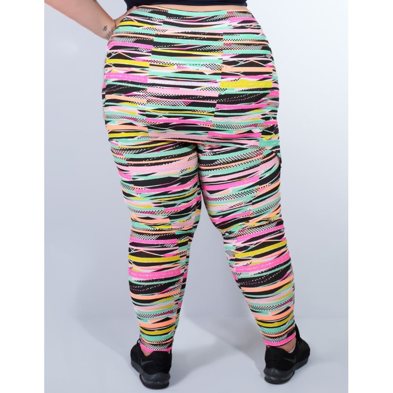 Calça Plus Size Estampada Tapa Bumbum | Ref: 4.4.4055-3128