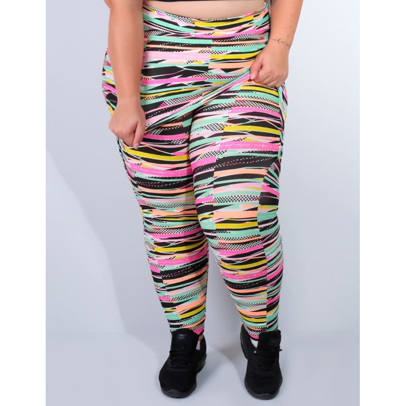 Calça Plus Size Estampada Tapa Bumbum | Ref: 4.4.4055-3128