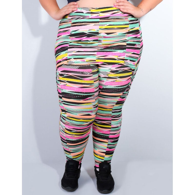 Calça Plus Size Estampada Tapa Bumbum | Ref: 4.4.4055-3128