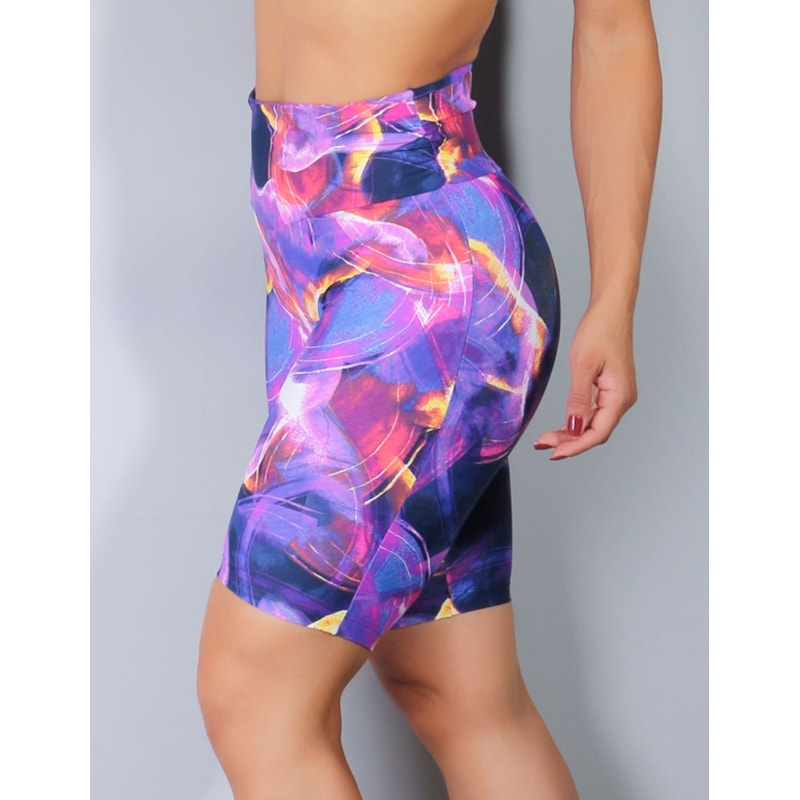 Bermuda Fitness Feminina com Estampa | Ref: 3.3.1846-1359