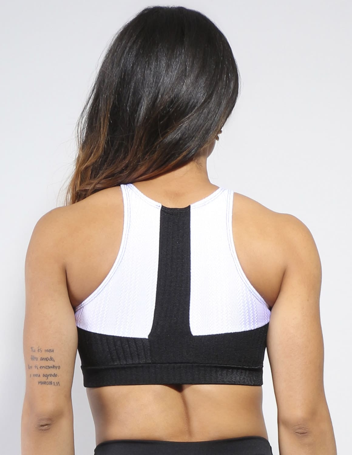 Cropped sem Bojo em Poliamida Texturizada | Ref: 3.3.2428-0102