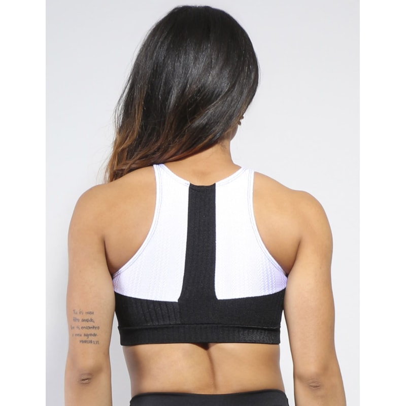 Cropped sem Bojo em Poliamida Texturizada | Ref: 3.3.2428-0102